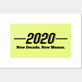 2020 New Year, New Decade, New Memes Posters and Art